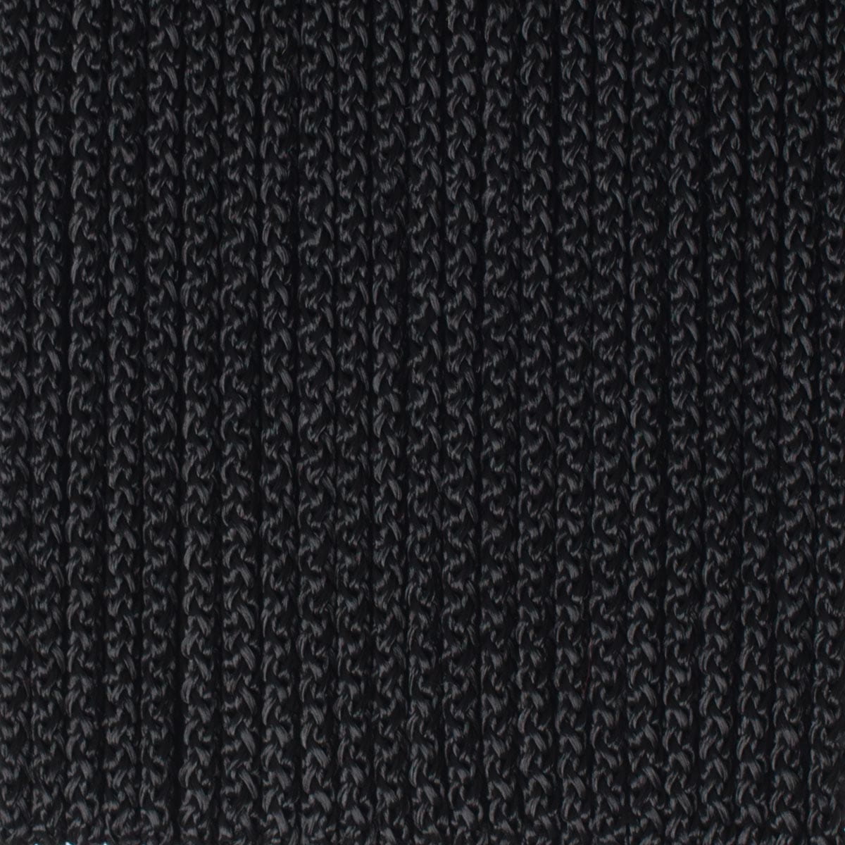 Black polypropylene cord 7mm
