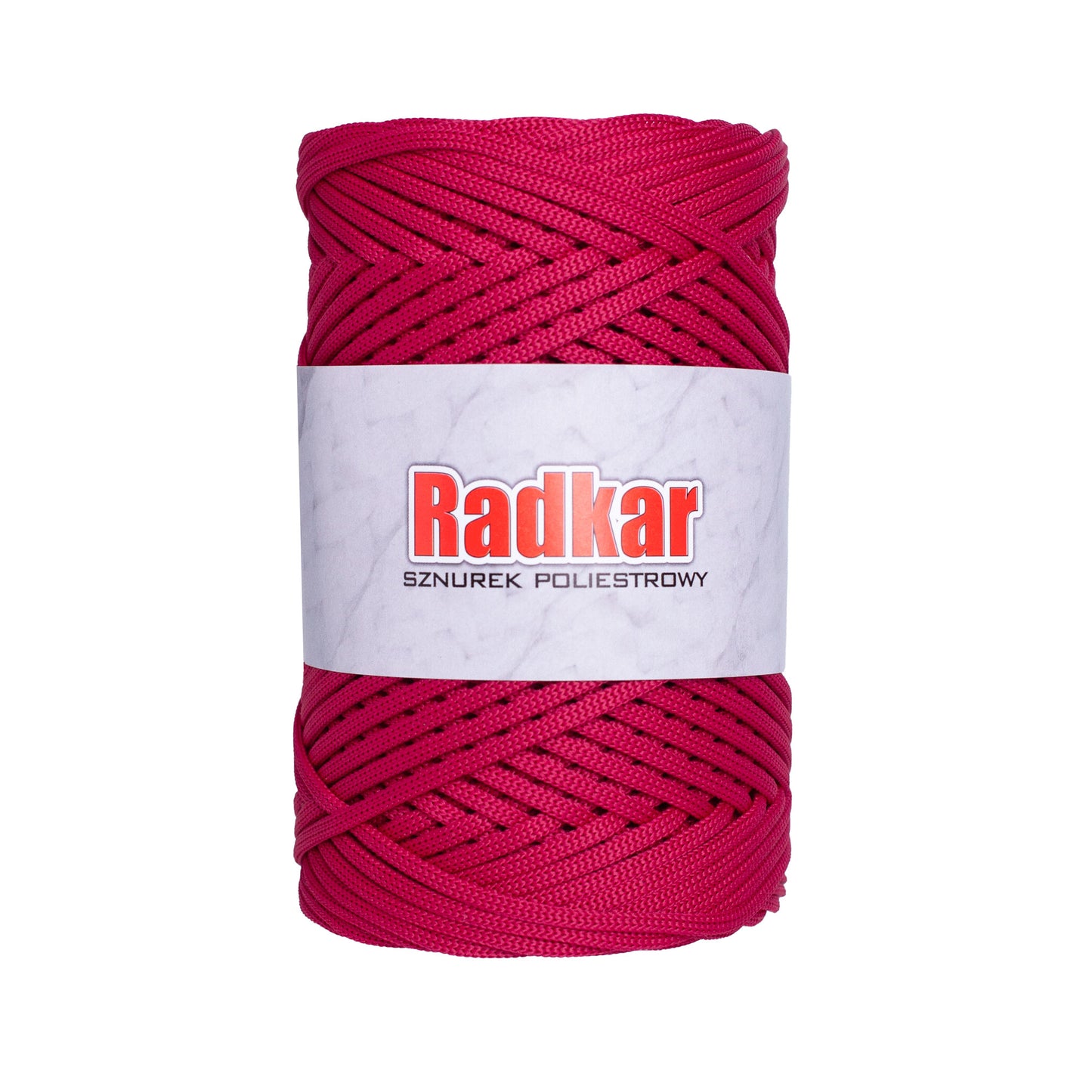 polyester 3mm braided cord red radkar handmade craft art