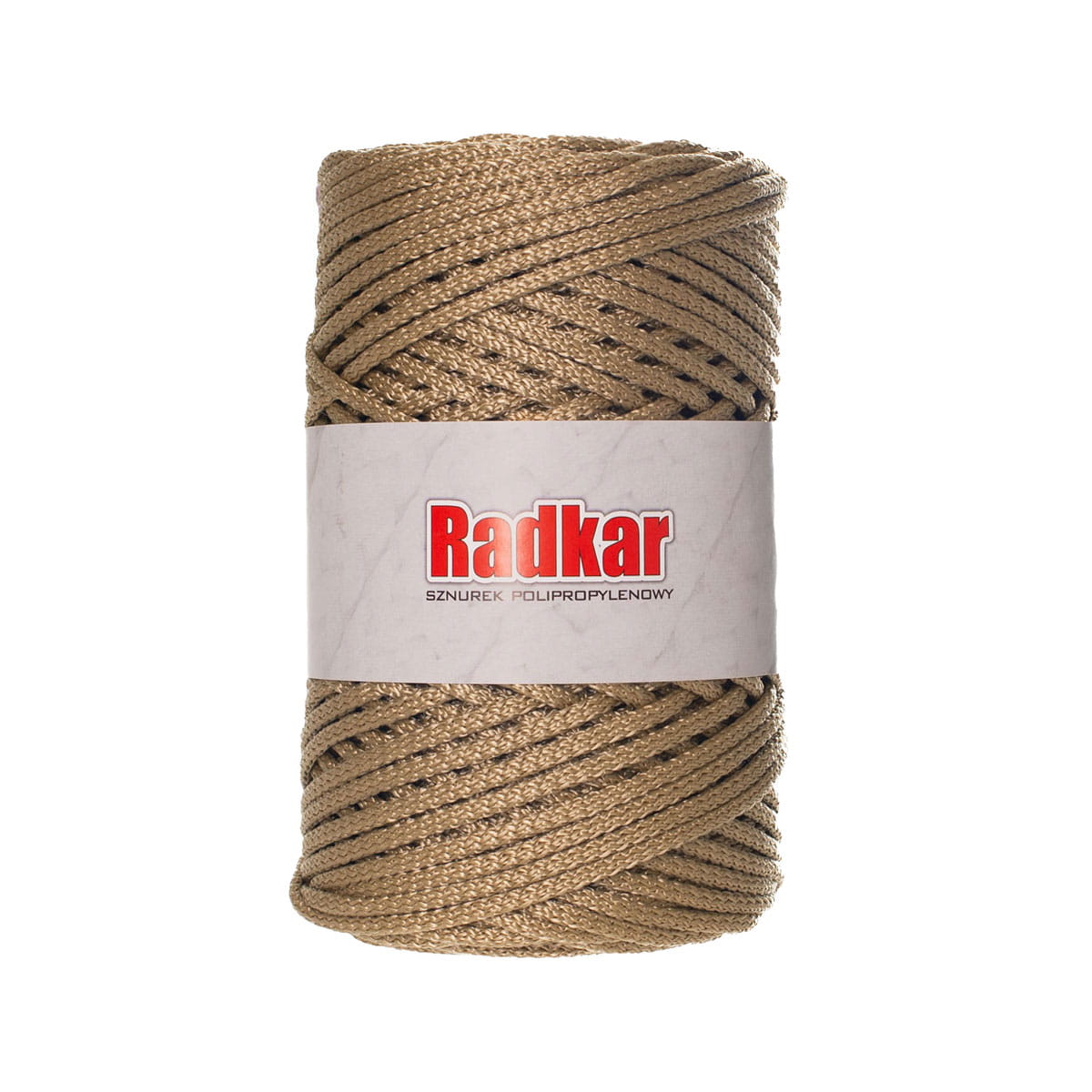 Light gold Polypropylene cord 3mm