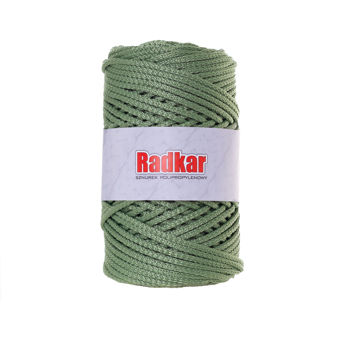 Light olive polypropylene cord 5mm