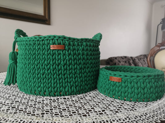 braided cotton cord 5mm basket crochet radkar craft