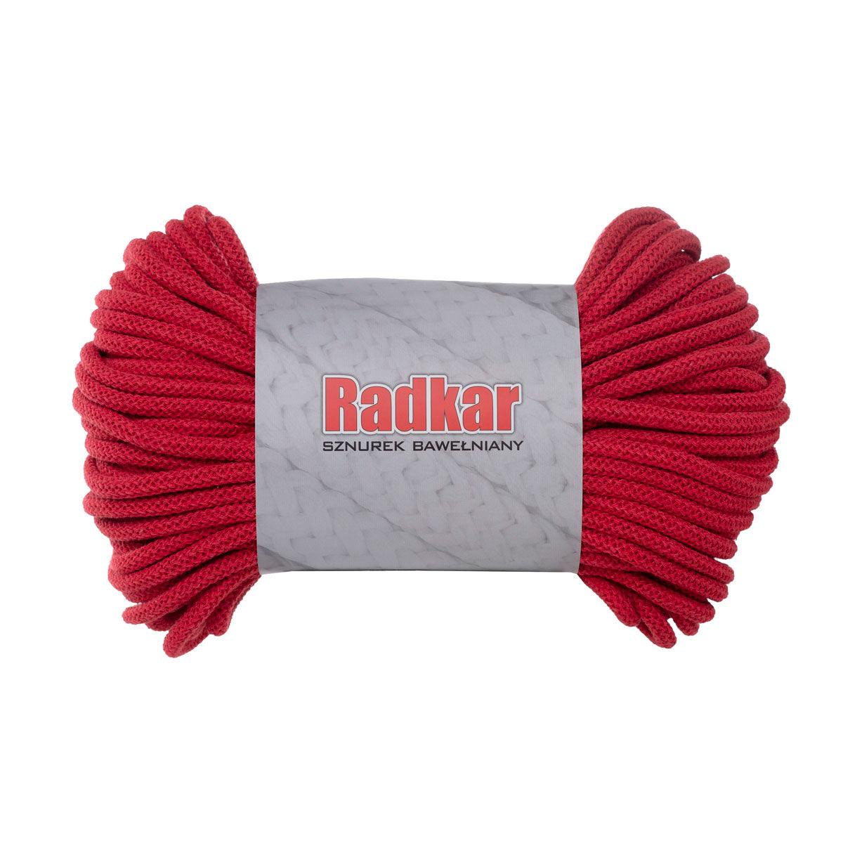 cotton cord 7mm braided red macrame weaving handmade crochet 