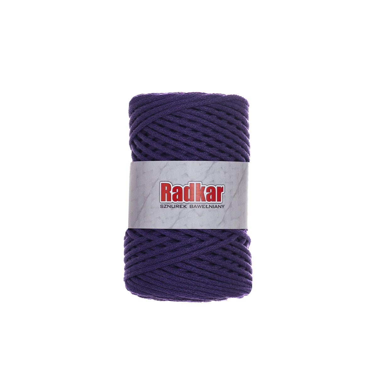purple cotton cord 3mm barided radkar macrame crochet bag knit basket handmade