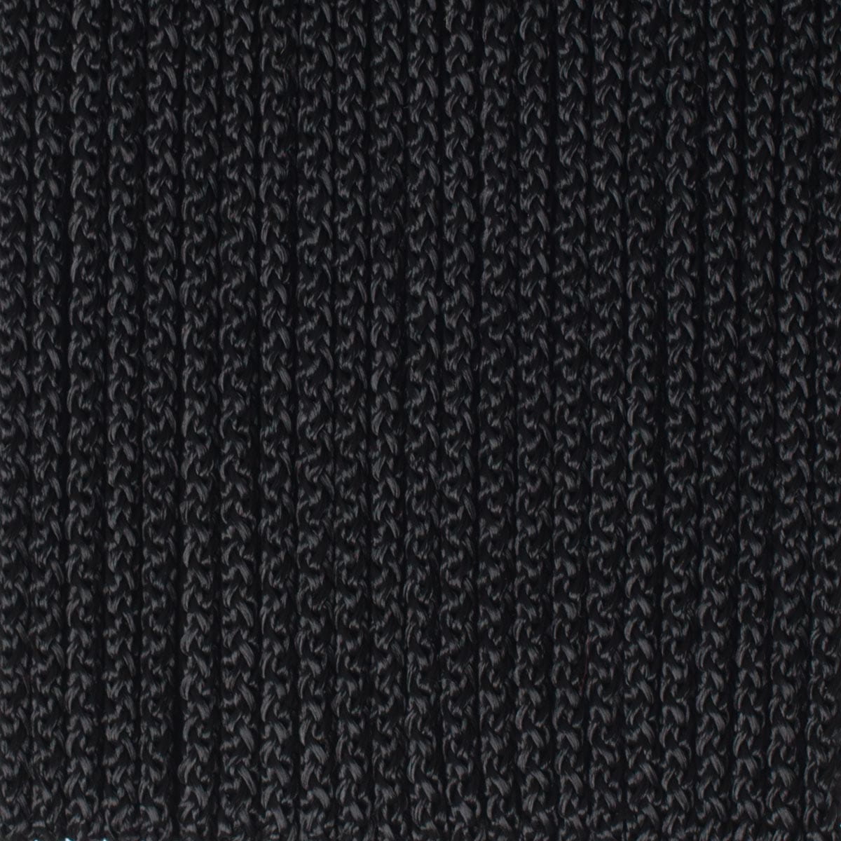 Black polypropylene cord 7mm
