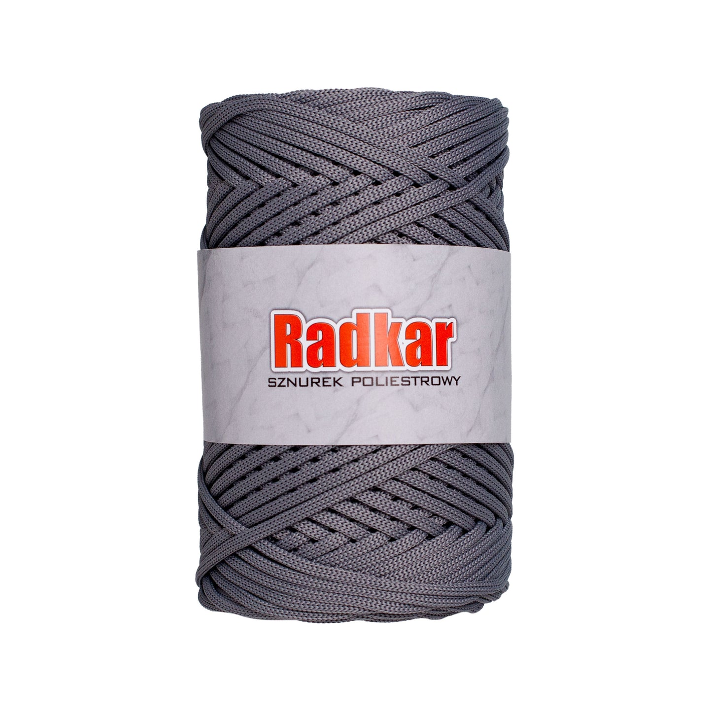 polyester cord 3mm grey radkar handmade craft macrame bag knit crochet