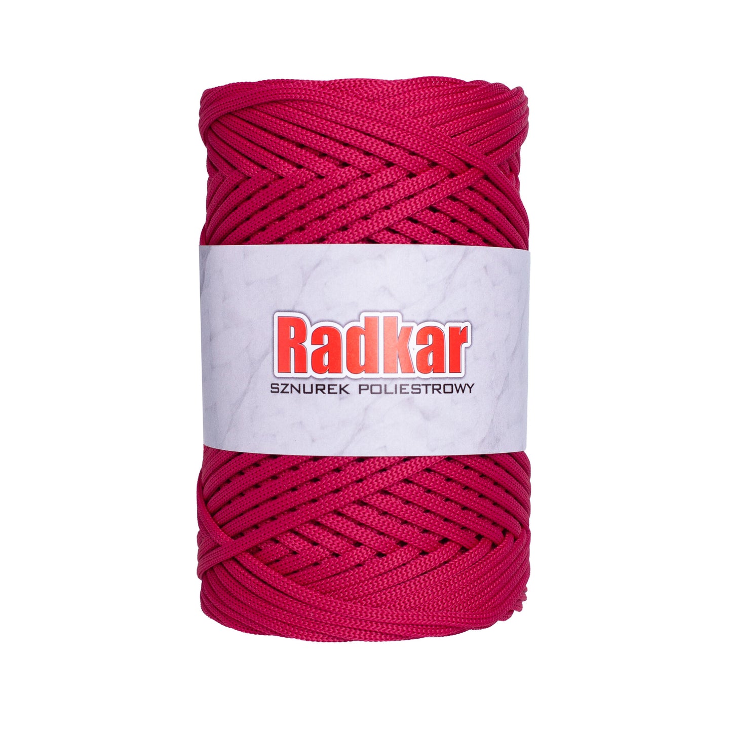 polyester 3mm braided cord red radkar handmade craft art 