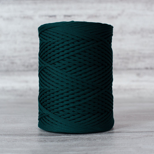 Bottle green 2mm polyester cord