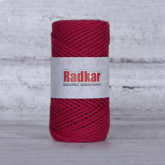 Red 370 2mm cotton cord