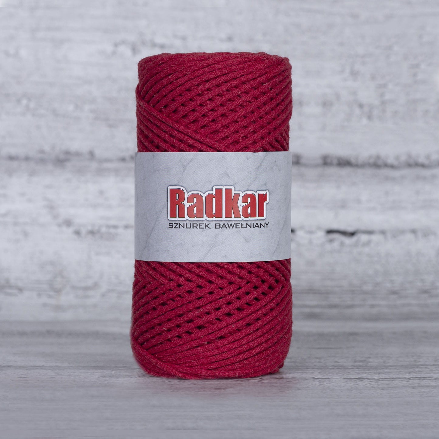 Red 370 2mm cotton cord