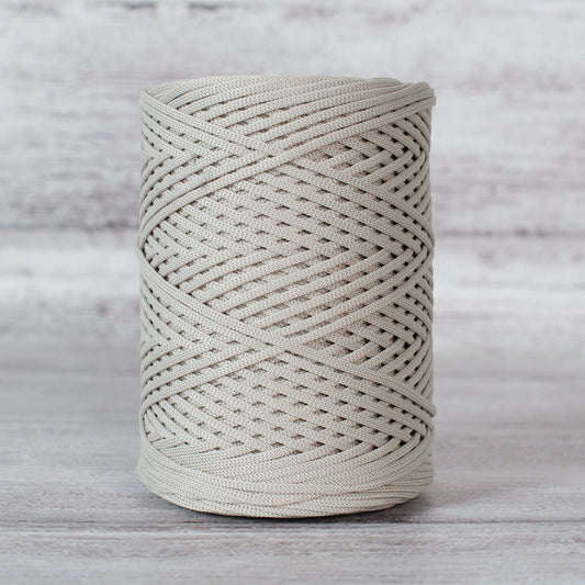 Beige 2mm polyester cord