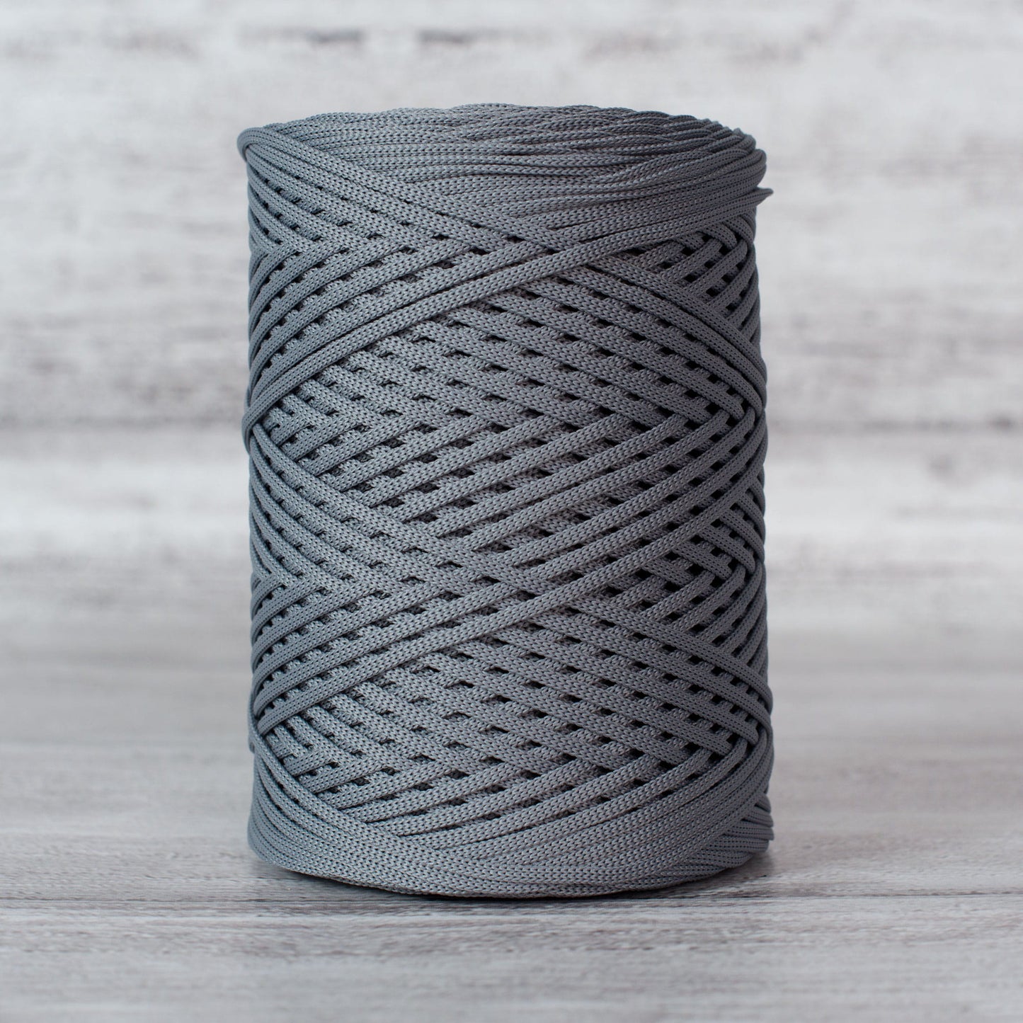 Grey 2mm polyester cord