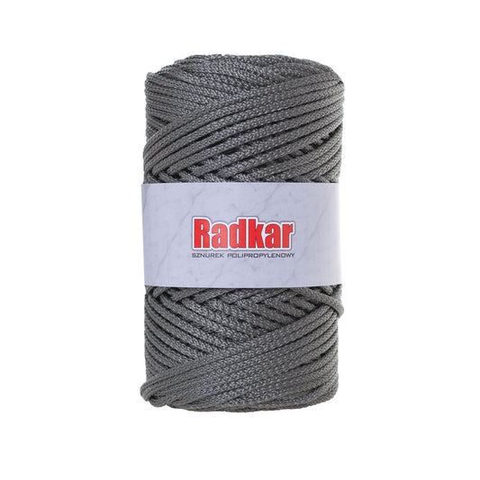 Grey polypropylene cord 5mm
